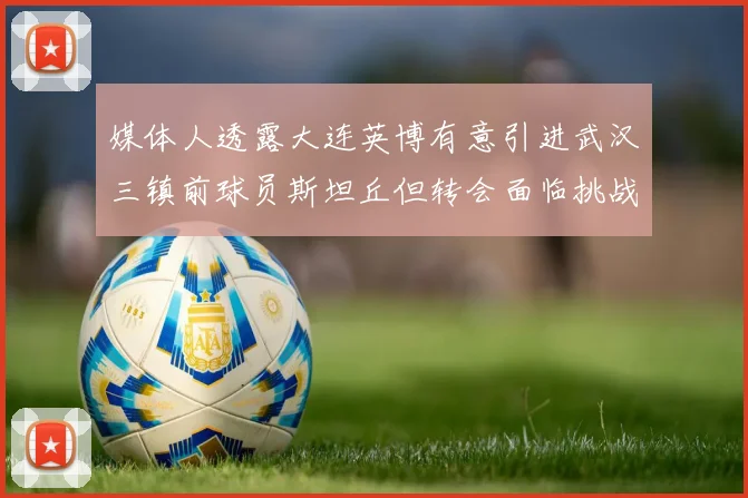 媒体人透露大连英博有意引进武汉三镇前球员斯坦丘但转会面临挑战